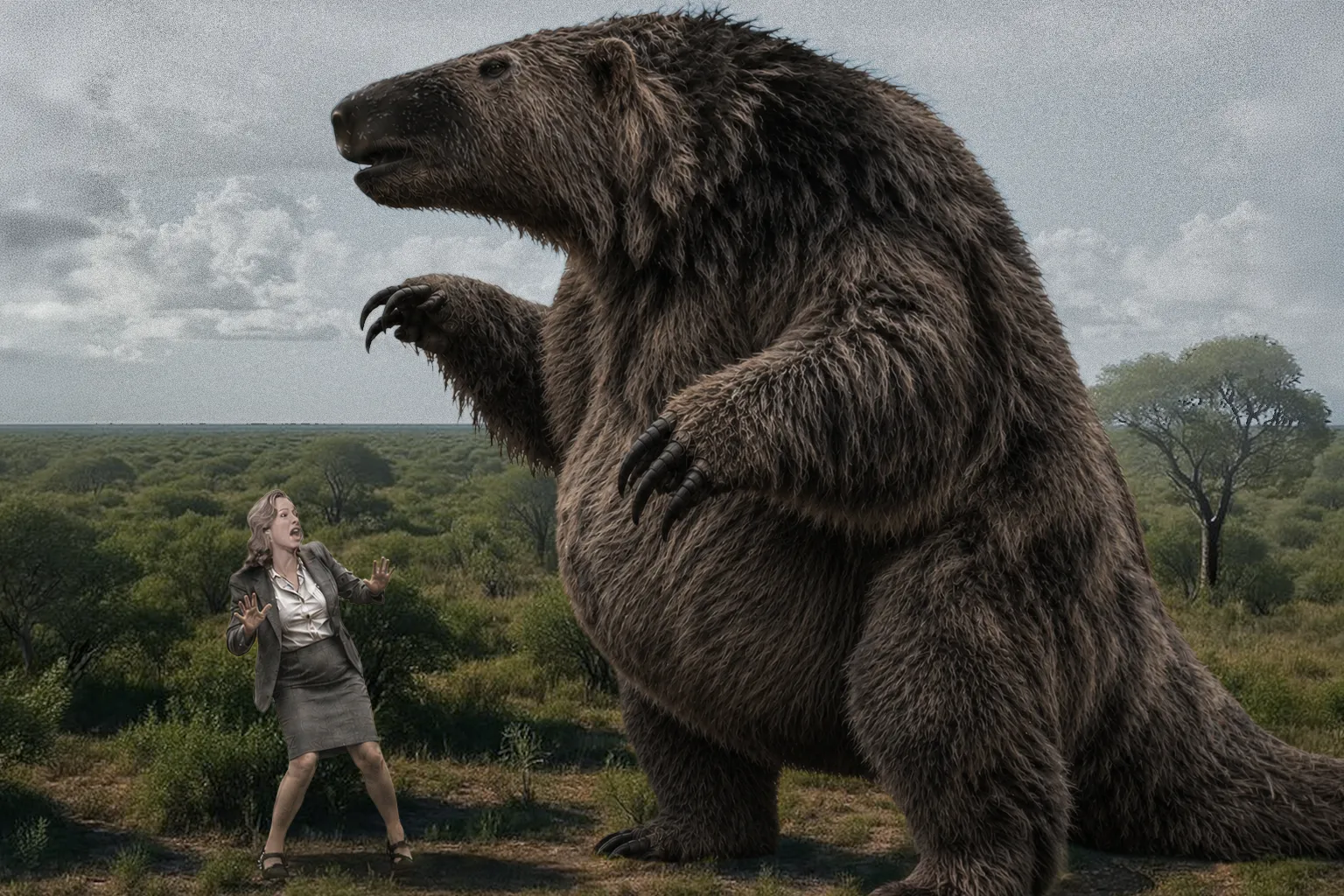Giant Ground Sloth illustration