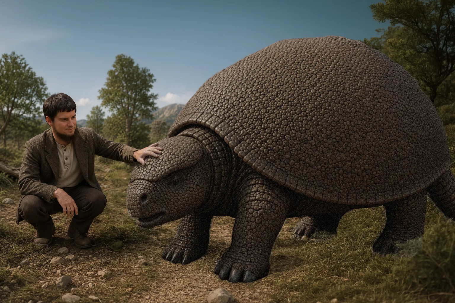 Glyptodon illustration